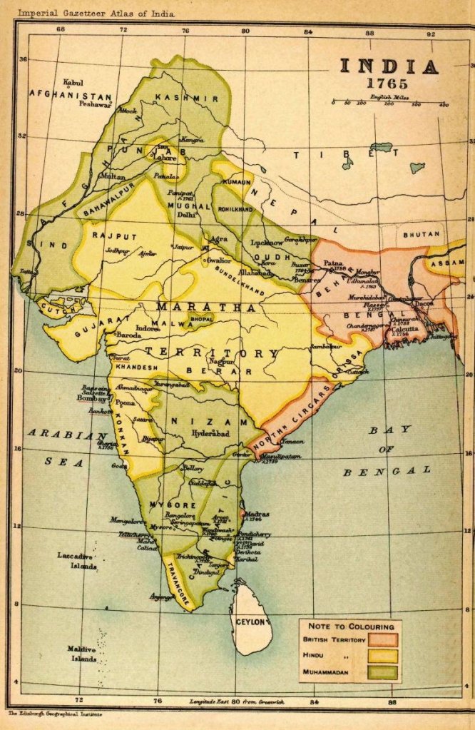 India Map Maratha Empire